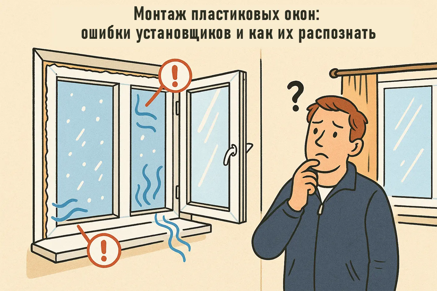 Монтаж пластиковых окон: ошибки установщиков и как их распознать